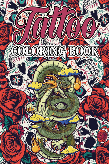 Tattoo Coloring Book for Adults Tattoo Coloring Book for Adults