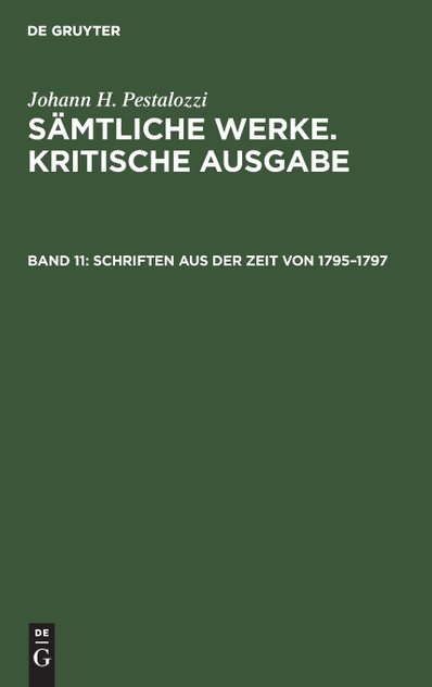 Schriften aus der Zeit von 1795-1797