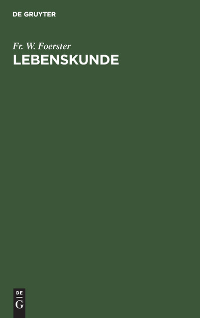 Lebenskunde