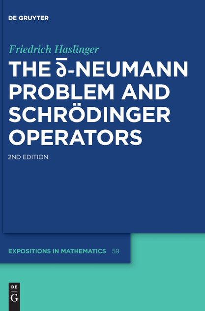 The d-bar Neumann Problem and Schrödinger Operators The d-bar Neumann Problem and Schrödinger Operators