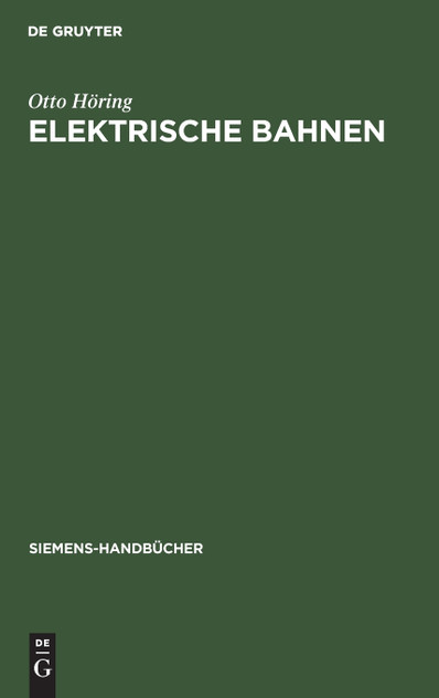 Elektrische Bahnen Elektrische Bahnen