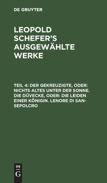 Der Gekreuzigte, oder Der Gekreuzigte, oder
