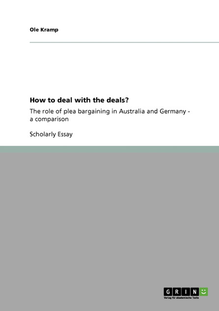 How to deal with the deals? How to deal with the deals?
