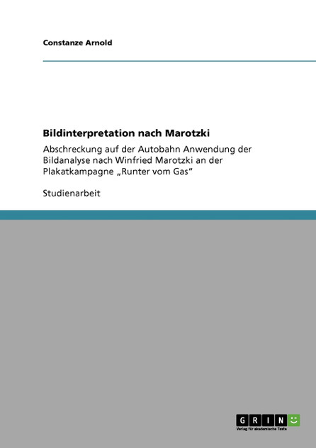 Bildinterpretation nach Marotzki Bildinterpretation nach Marotzki