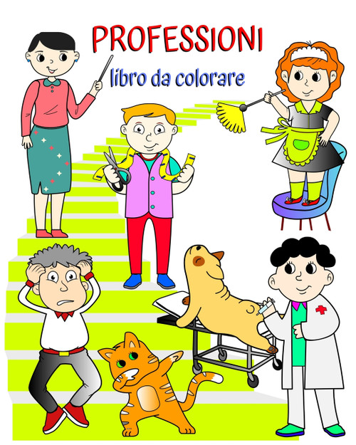 Professioni libro da colorare Professioni libro da colorare