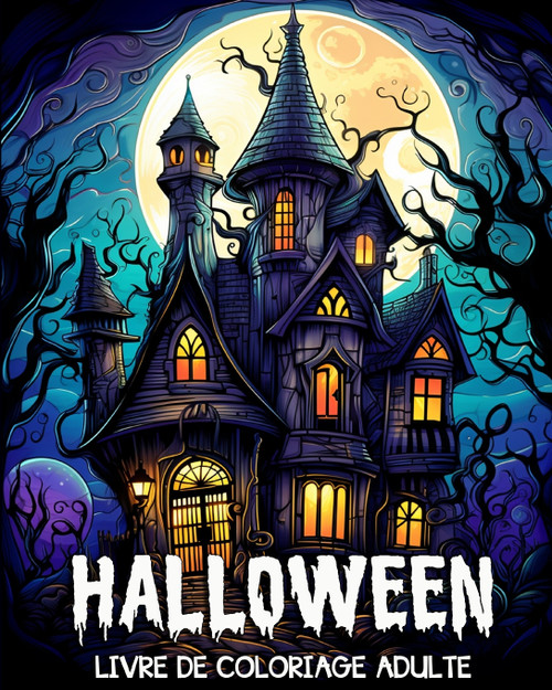 Halloween Livre de Coloriage Adulte Halloween Livre de Coloriage Adulte