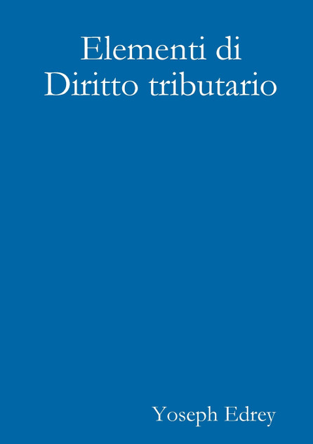 Elementi di diritto tributario Elementi di diritto tributario