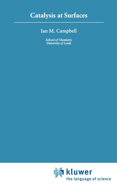 Catalysis at Surfaces