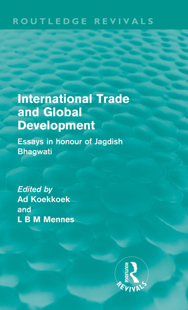 International Trade and Global Development (Routledge Revivals)