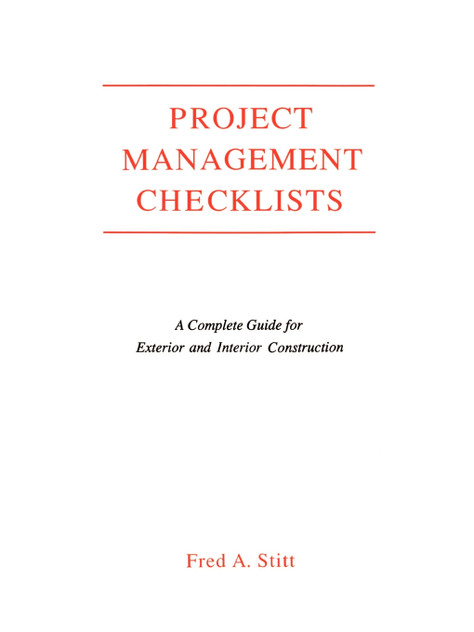 Project Management Checklist