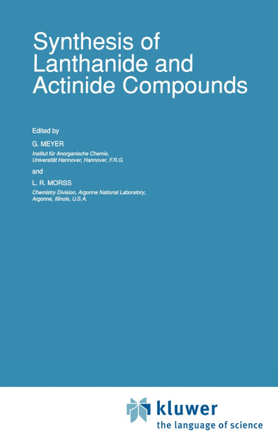 Synthesis of Lanthanide and Actinide Compounds