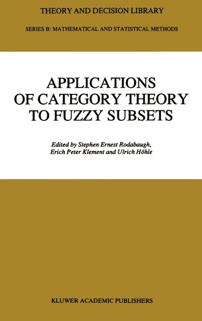 Applications of Category Theory to Fuzzy Subsets