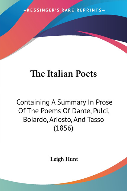 The Italian Poets The Italian Poets