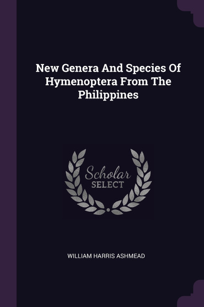 New Genera And Species Of Hymenoptera From The Philippines New Genera And Species Of Hymenoptera From The Philippines