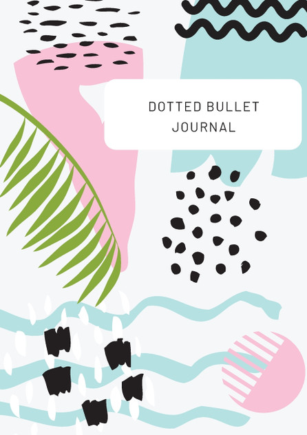 Tropical Design with Top Callout - Dotted Bullet Journal Tropical Design with Top Callout - Dotted Bullet Journal