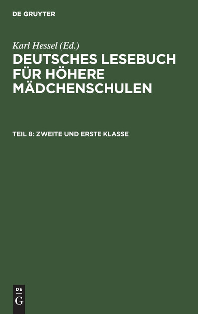 Zweite und erste Klasse Zweite und erste Klasse