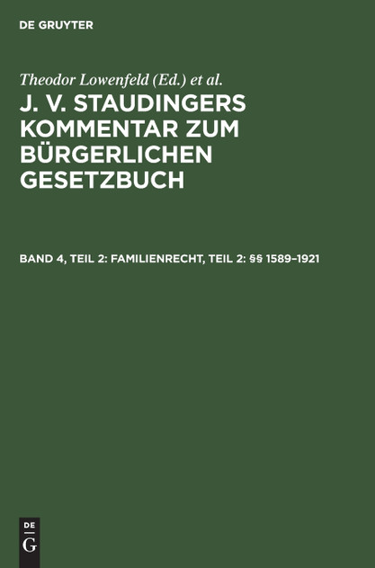 Familienrecht, Teil 2 Familienrecht, Teil 2