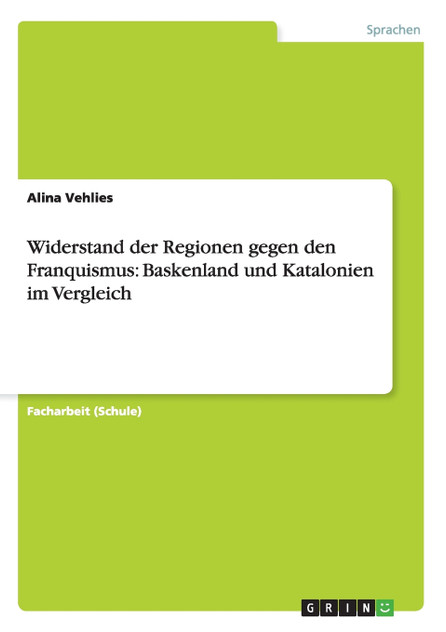 Widerstand der Regionen gegen den Franquismus Widerstand der Regionen gegen den Franquismus