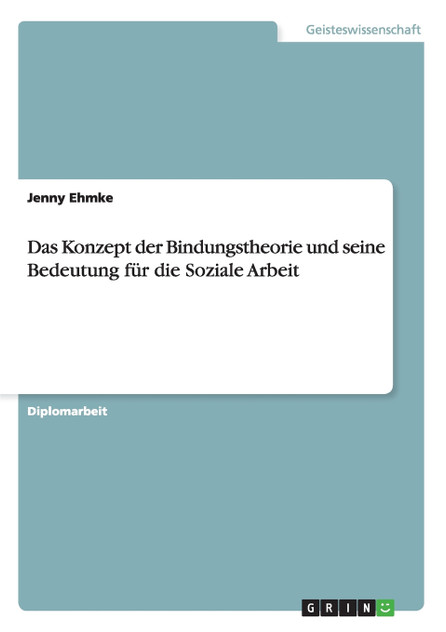 Das Konzept der Bindungstheorie und seine Bedeutung für die Soziale Arbeit Das Konzept der Bindungstheorie und seine Bedeutung für die Soziale Arbeit