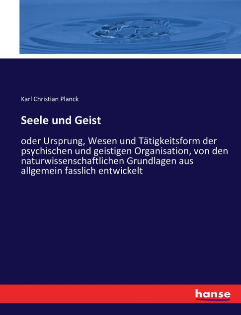 Seele und Geist Seele und Geist