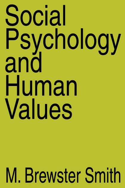 Social Psychology and Human Values