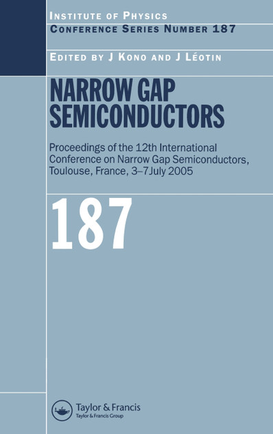 Narrow Gap Semiconductors Narrow Gap Semiconductors