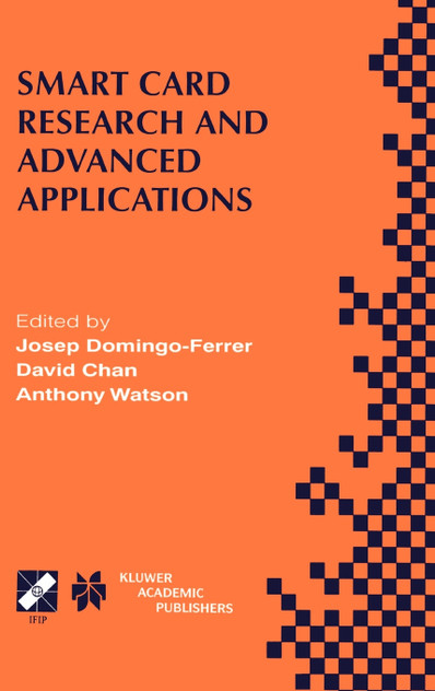 Smart Card Research and Advanced Applications