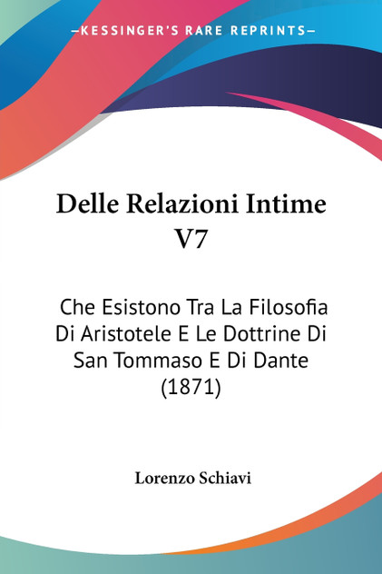 Delle Relazioni Intime V7 Delle Relazioni Intime V7