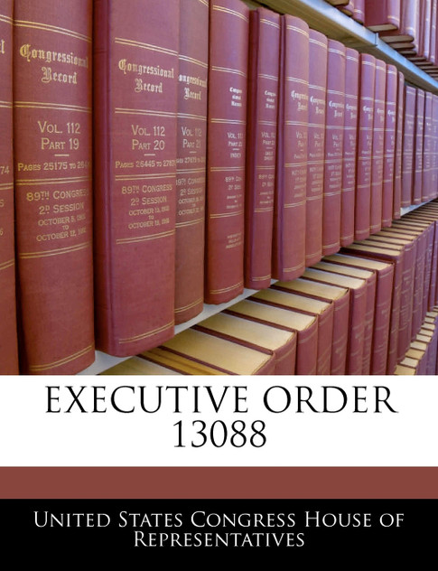 Executive Order 13088 Executive Order 13088