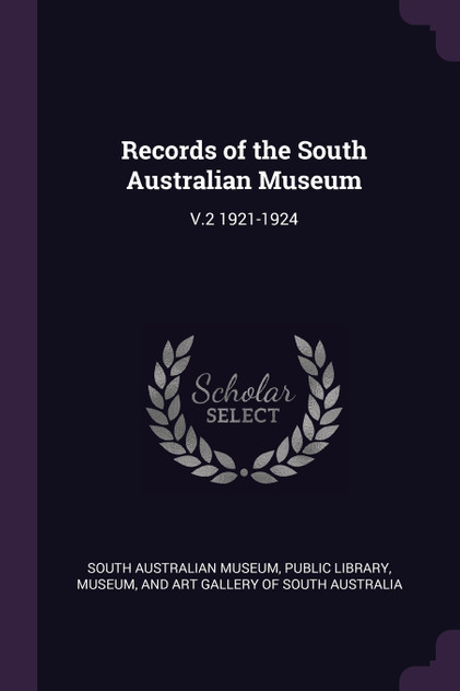 Records of the South Australian Museum Records of the South Australian Museum