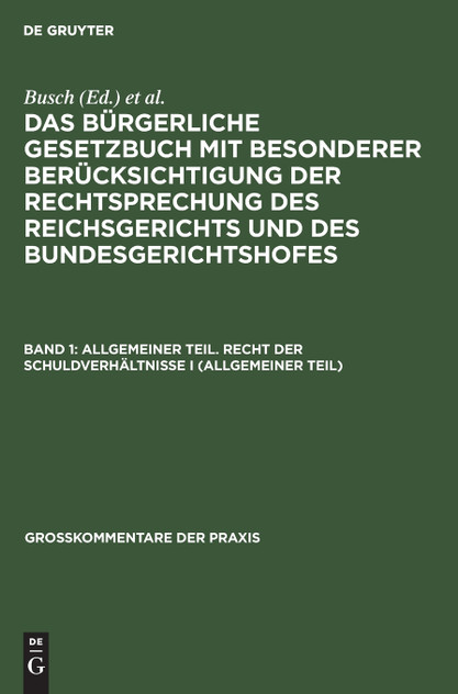 Allgemeiner Teil. Recht der Schuldverhältnisse I (allgemeiner Teil) Allgemeiner Teil. Recht der Schuldverhältnisse I (allgemeiner Teil)