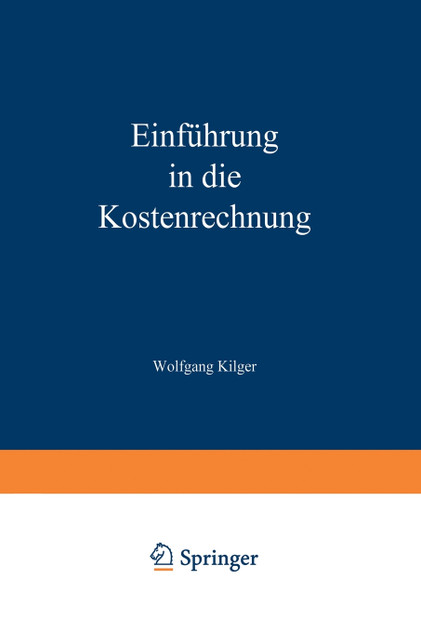 Einführung in die Kostenrechnung
