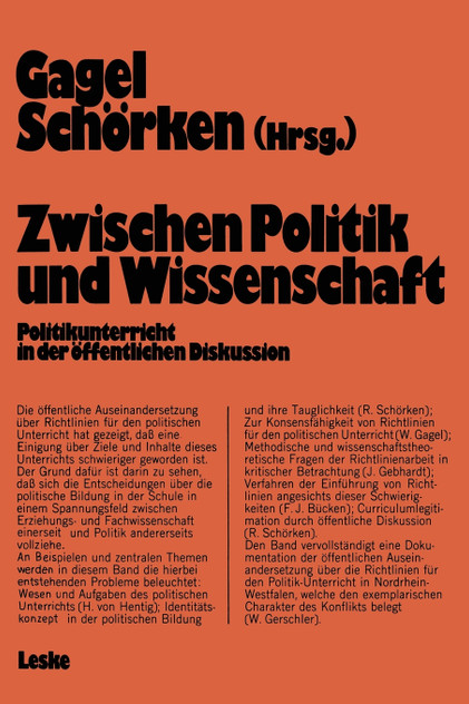 Zwischen Politik und Wissenschaft Zwischen Politik und Wissenschaft