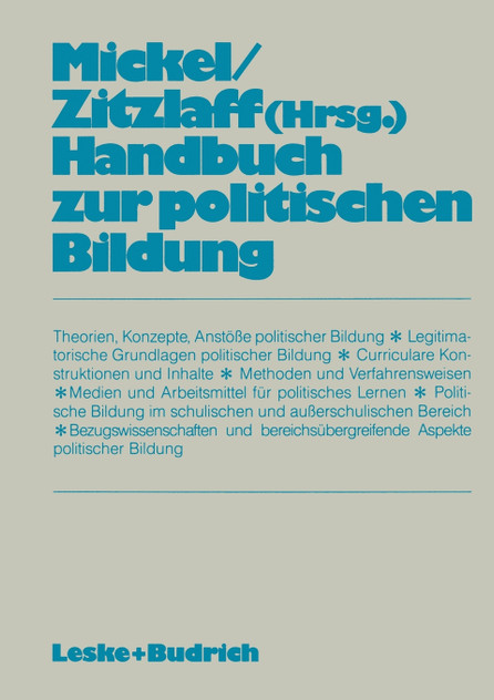 Handbuch zur politischen Bildung Handbuch zur politischen Bildung