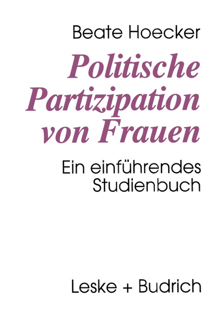 Politische Partizipation von Frauen Politische Partizipation von Frauen