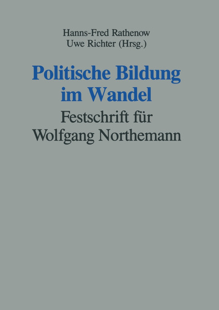 Politische Bildung im Wandel Politische Bildung im Wandel