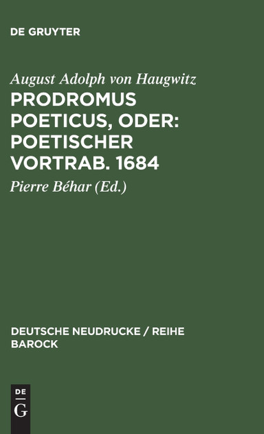 Prodromus Poeticus, Oder Prodromus Poeticus, Oder