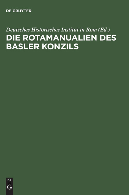 Die Rotamanualien des Basler Konzils