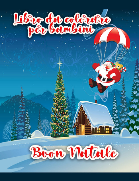 Libro da colorare di Buon Natale per bambini Libro da colorare di Buon Natale per bambini