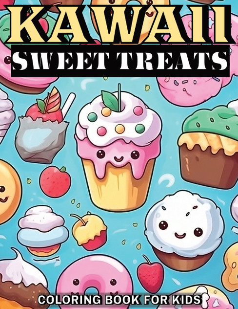 Kawaii Sweet Treats Coloring Book for Kids Kawaii Sweet Treats Coloring Book for Kids