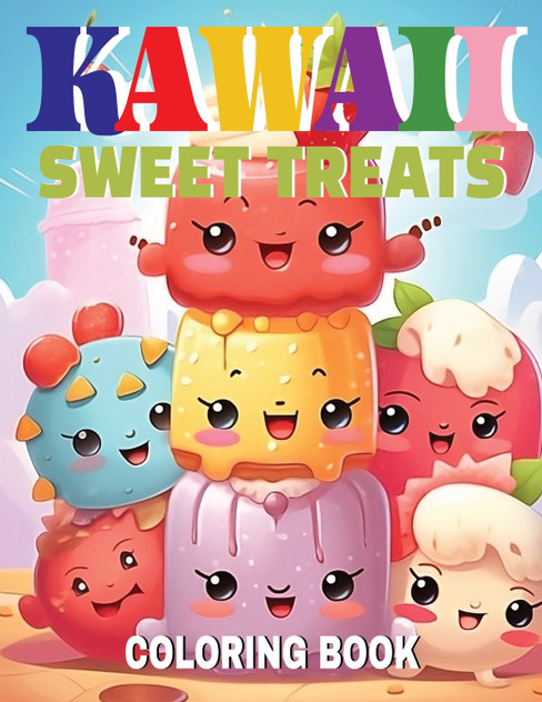 Kawaii Sweet Treats Coloring Book Kawaii Sweet Treats Coloring Book