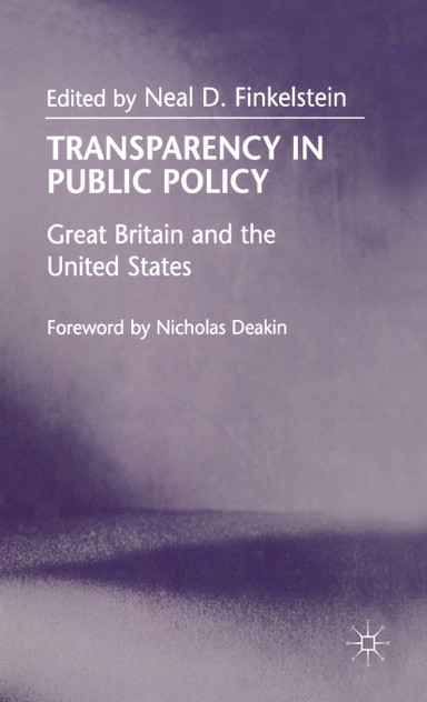 Transparency in Public Policy Transparency in Public Policy