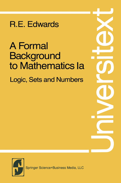 A Formal Background to Mathematics A Formal Background to Mathematics