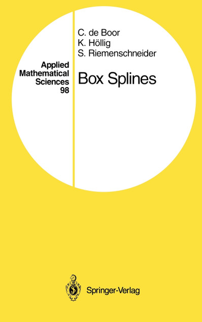 Box Splines Box Splines