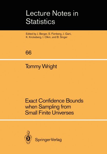 Exact Confidence Bounds when Sampling from Small Finite Universes