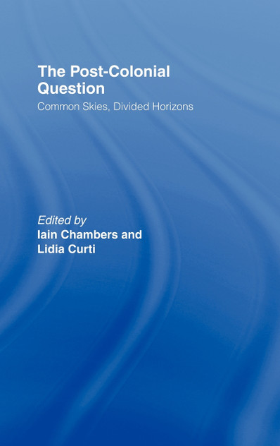 The Postcolonial Question The Postcolonial Question
