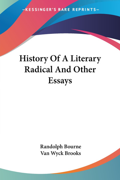 History Of A Literary Radical And Other Essays History Of A Literary Radical And Other Essays