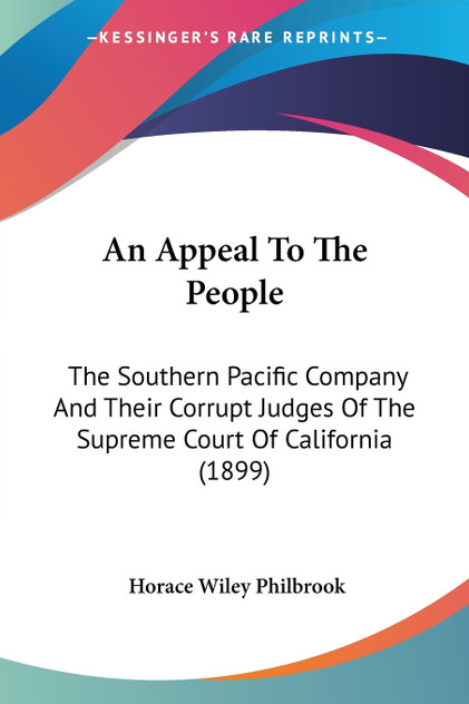 An Appeal To The People An Appeal To The People