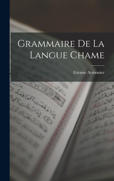 Grammaire De La Langue Chame Grammaire De La Langue Chame