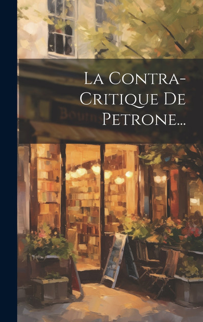 La Contra-critique De Petrone... La Contra-critique De Petrone...